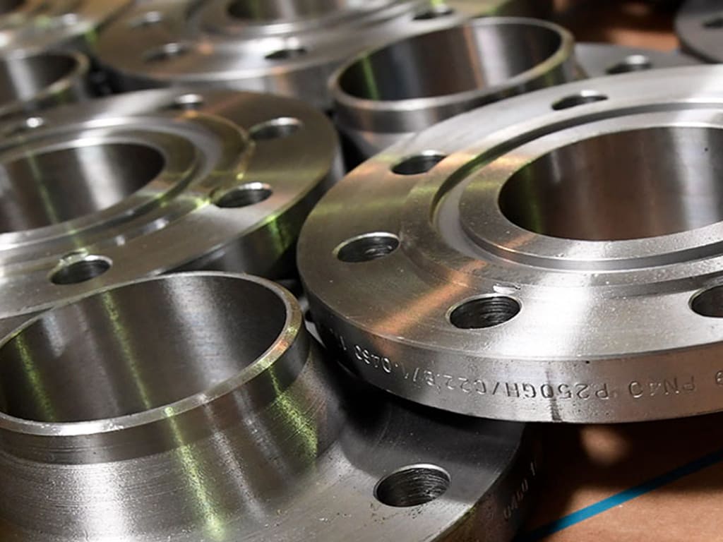 Steel flanges weld neck slip on and blind